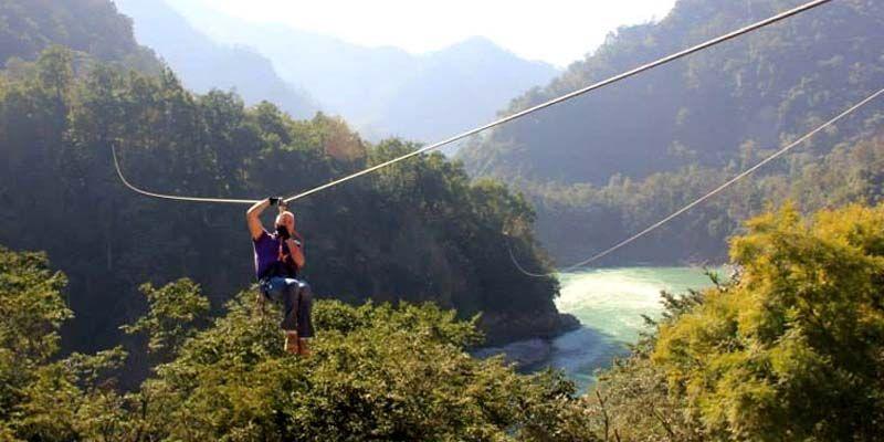 Flying Fox In Rishikesh